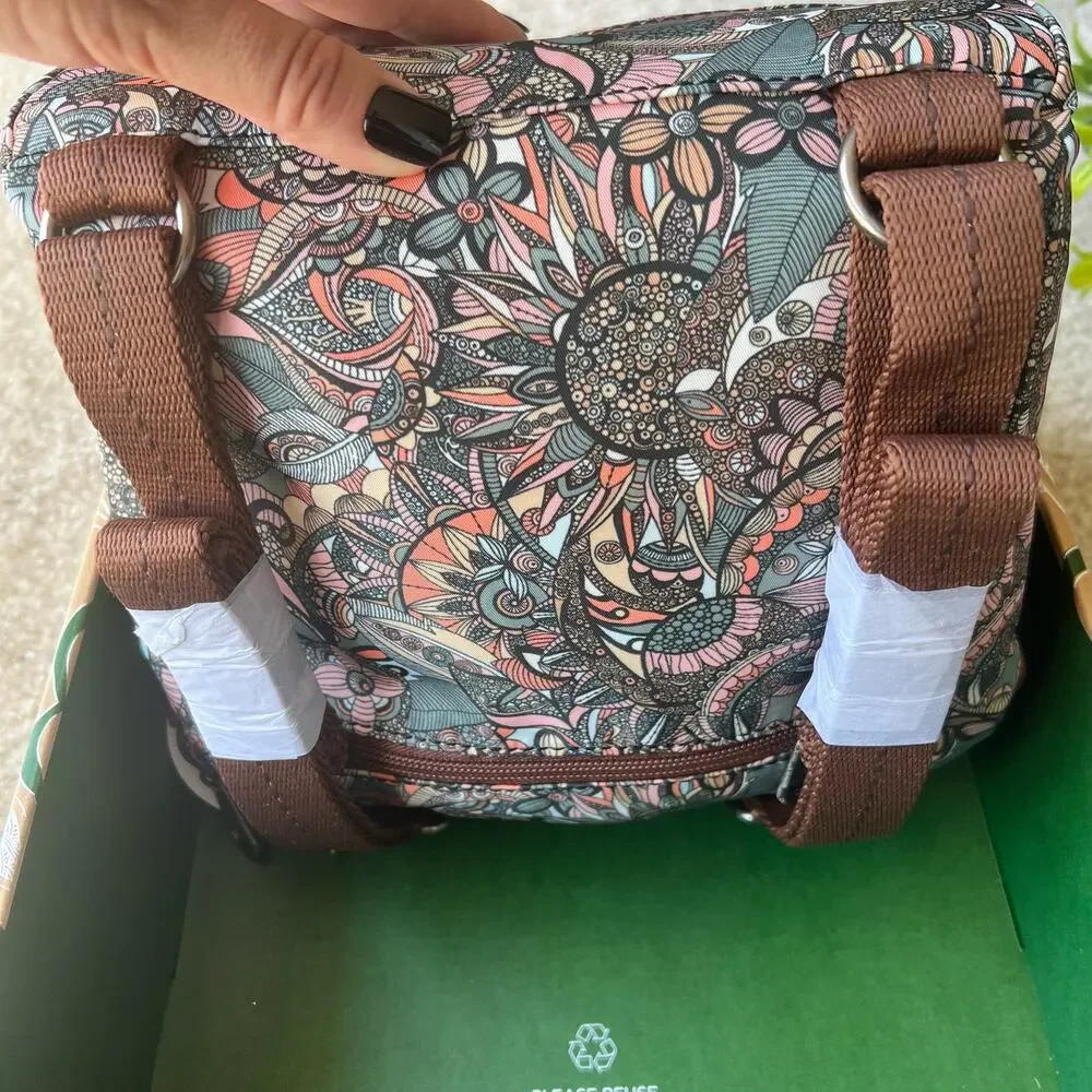 NEW Sak Roots Sienna Desert Spirit Loyola Mini Backpack & Card Wallet Sakroots